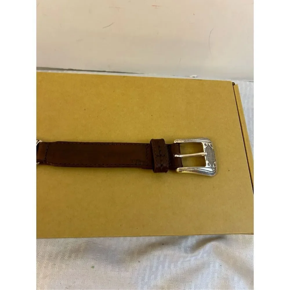 Fossil Brown and silver belt‎ 40